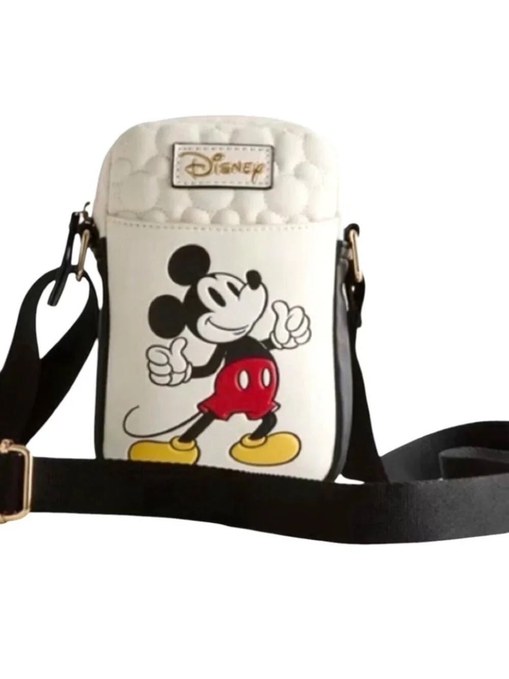 Disney Mickey Mouse Quilted Crossbody Cell Phone Holder Primark NWT